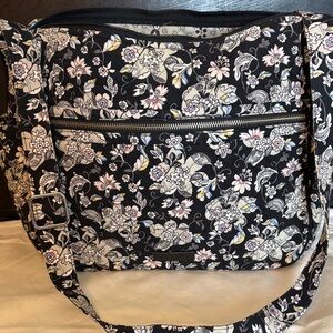 Vera Bradley Carson Holland Garden Quilted Diaper Bag Shoulder Crossbody